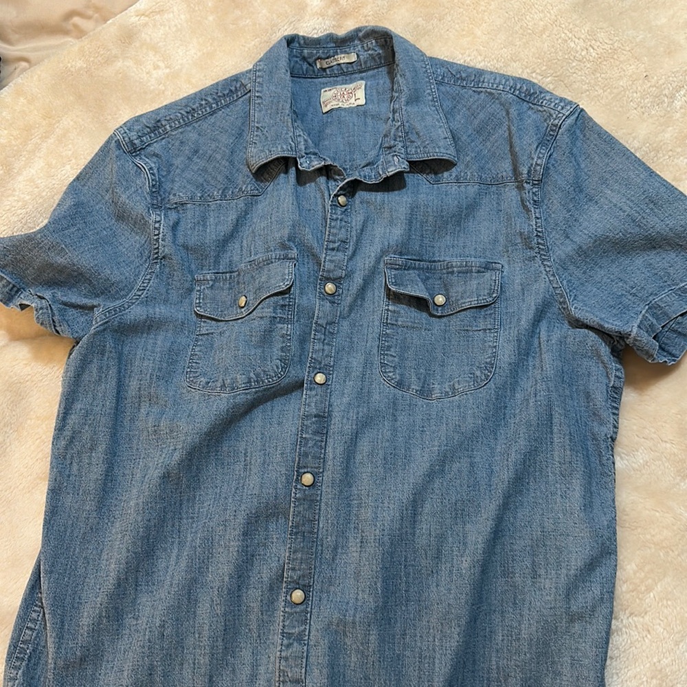 Lucky brand denim shirt L